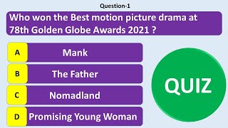 Golden Globe Awards 2021: Golden Globe 2021 Quiz | Golden Globe Awards Quiz 2021