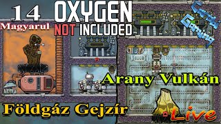 Oxygen Not Included 14 rész (Hogyan kell - Arany Vulkán és Földgáz Gejzír szelidítés)