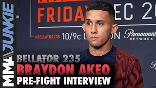 Bellator 235: Braydon Akeo full pre-fight interview