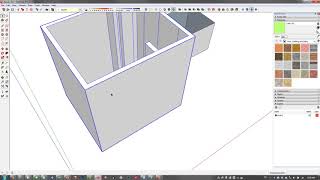 Sketchup เจาะประตูไม่ได้