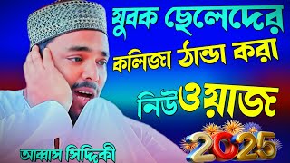 যুবক ছেলেদের কলিজা ঠান্ডা করা ওয়াজ । Pirzada abbas Siddiqui waz । Abbas Siddiqui waz । 2025 New waz