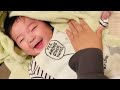 【爆笑】笑いが止まらないお母ちゃんと遊ぶ生後４ヶ月の赤ちゃん（cute baby laughing）