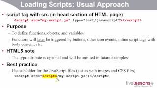 2 5 Embed JavaScript in HTML JavaScript, jQuery and jQuery