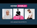 CSS Image Hover Effect with Overlay Animation | CSS Animation Tutorial