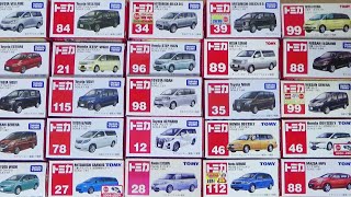 A large collection of Tomica minivans! !! Vellfire, Noah, Serena, Delica, etc.