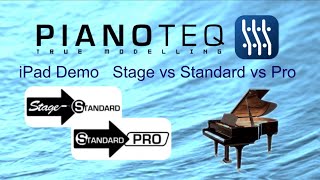 Pianoteq on iPad - Stage vs Standard vs Pro