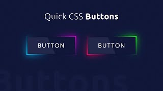Creative CSS Button Hover Effects | Glowing Gradient Border Effects using Html & CSS