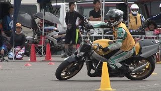 2016 7 24 TRY・GYMKHANA サトカナ 選手 NSR250R heat 2