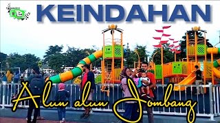 Pesona alun alun jombang terbaru 2023 hari ini | Taman kota wisata playground