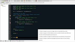 Arrays - #2 Programming Exercise - Program for cheking whether an array is a subset of another array