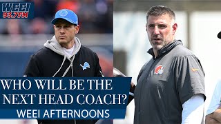 Ben Johnson or Mike Vrabel? Who will be the Patriots next head coach? | WEEI Afternoons