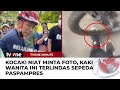 Hendak Foto dengan Presiden Jokowi, Kaki Wanita ini Terlindas Ban Sepeda Paspampres | tvOne Minute