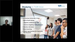 2020歐洲教育系列講座- 德國Technical University of Munich Asia (TUM Asia) 慕尼黑工業大學亞洲