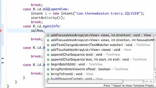 Android Application Development Tutorial 121 Setting up more SQLite methods YouTube