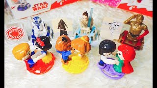 Kinder Joy Surprise Eggs Disney Princess Star Wars Toys Unboxing. 킨더조이 장난감 디즈니프린세스 스타워즈 \u0026 코코아볼 .