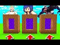 Minecraft PE : DO NOT CHOOSE THE WRONG DIRT PORTAL! (Venom, Aphmau & Sandy Cheeks)