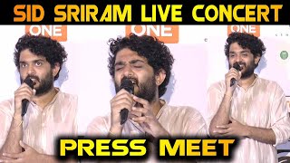 SID SRIRAM LIVE IN CONCERT-ALL LOVE | SINGER SID SRIRAM PRESSMEET| - Filmibeat Tamil