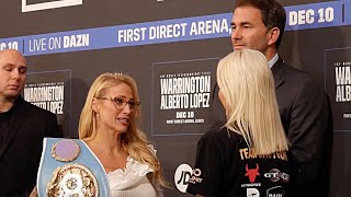 WORDS EXCHANGED! - EBANIE BRIDGES \u0026 SHANNON O'CONNELL IN HEATED FACE OFF POST PRESS CONFERENCE