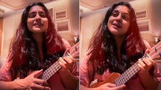 Actress Nivetha Thomas Singing Kabhi Kabhi Aditi Zindagi Song | Filmyfocus.com