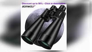 BORWOLF 20-60X70 Binoculars High Magnification  Long Range Zoom 60 Times  Hunting   Astronomical