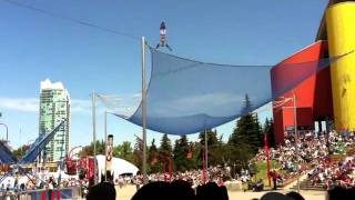 Human Cannonball safety net fails