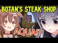 Korone and Shion Notice Something Off at Botan's Steak Shop [Hololive]