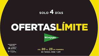 Ofertas Límite en El Corte Inglés | Solo del 20 al 23 de febrero en tiendas, web y app