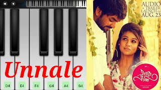Raja Rani - Unnale Song | Jai | Nayanthara | G V Prakash Kumar | Atlee | Piano Cover | Perfect Piano