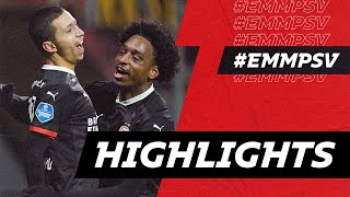 MAURO JÚNIOR 🇧🇷 doet het in de SLOTFASE 💪 | HIGHLIGHTS FC Emmen - PSV