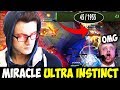 Reason Why We Call Him God - Miracle On Ultra Instinct Mode Insane Reflex | And Crazy Save Dota 2