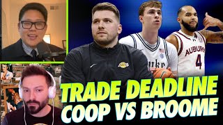 NBA Trade Deadline Reactions and Cooper Flagg \u0026 Johni Broome Scouting Breakdown