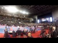 GERMANY vs TURKEY Male Kumite Team Semi-Final Arena View - 2014 World Karate Championships