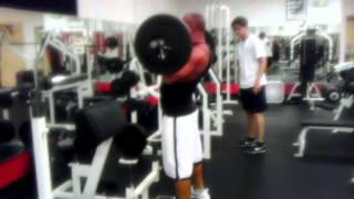 brad bedsaul 180 lb curl 10 reps