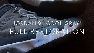 JORDAN 9 (COOL GRAY) RESTORATON