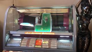 1956 Seeburg V-200 , We Buy Vintage Jukeboxes Bobby Comstock let’s stomp