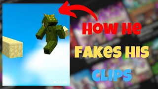 How this 6M youtuber fakes his clips || Step by step guide #minecraft #gaming #minecraftgameplay