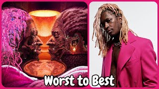 WORST TO BEST LIST with Review: 'Punk' by Young Thug