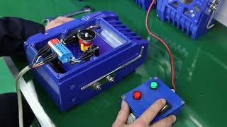 How to test the electric actuator for open and close position?