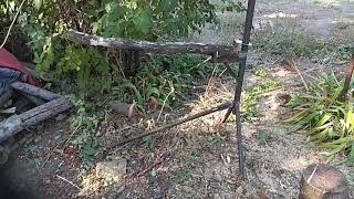 Самодельный козл для распилки дров.