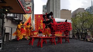 Yau Kung Moon USA Lion Dance ~ Chinese New Year 2020 Chinatown San Francisco Flower Fair