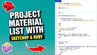 How To Get A Material List With SketchUp Ruby