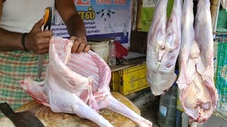 ஆட்டுக்கரி வெட்டுதல்/ mutton cutting video🐐🐐🐐#mutton #muttoncutting #nagappattinam