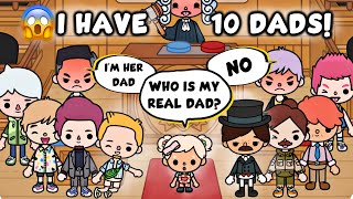 I Have 10 Dads! - Sad Love Story | Toca Life Story | Toca Boca