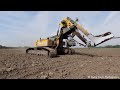 drainage aanleggen laying field drainage van damme drainage entwässerung trenching