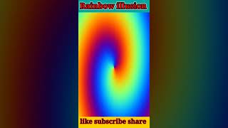 🏳️‍🌈 Rainbow illusion 🥺सर चकरा देगा | illusions| #shorts #shortvideo