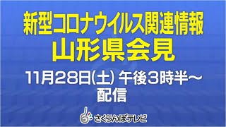 11月28日　新型コロナ山形県会見