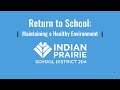 Return to School: Maintaining a Healthy Environment