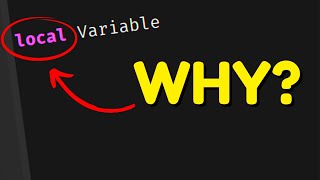 Why do we use LOCAL in a Variable? || Roblox Scripting Tutorial