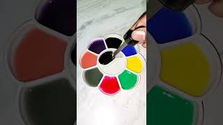 Mixer colour #short #art #satisfyingcolormixing #satisfying #colorart