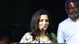 Vijay TV Anchor Dhivyadharshini (DD) speech at Power Paandi Press Meet